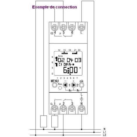 AHC822 to-kanals timer, 220V, 7 dager, 24 timer, Programmerbar, elektronisk digital LCD-bryter, digital klokke