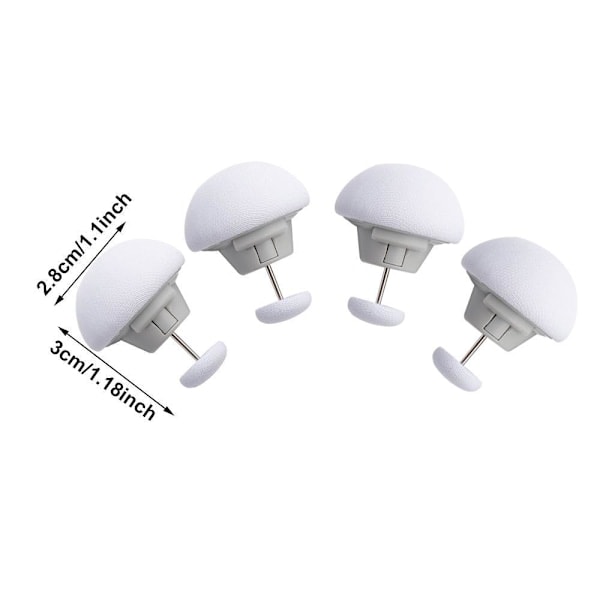 Peitonlukot pussilakanaan 4X Valkoinen Valkoinen White one size