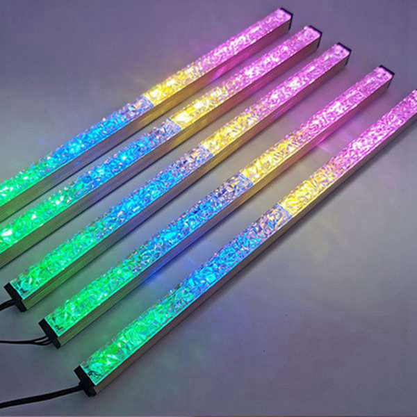 XJ-2x Computer RGB Farve Lysstrip 5v/3pin Aluminium Kabinet Lys Med Magnetisk Multifarvet RGB LED