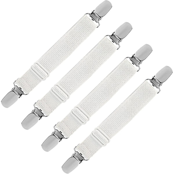 XJ-Paket med 4 Strykbrädesklämmor, Xqday Justerbara, Xqday Sängklämmor, Xqday Strykpresent