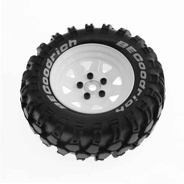 XJ-93mm Metal 1.9inch Beadlock Fælggummidæk Sæt Til 1/10 Rc Crawler Bil, trekantet Hul 12mm A