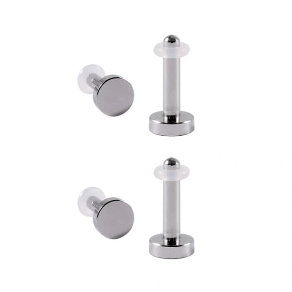 4 stk. Ørepropper Øremåler Expander 2,4MM 2.4MM