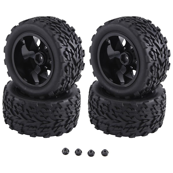 XJ-12mm Hex 1/10 Rc Lastbil Hjul Och Däck För 2wd Vxl Redcat ,a
