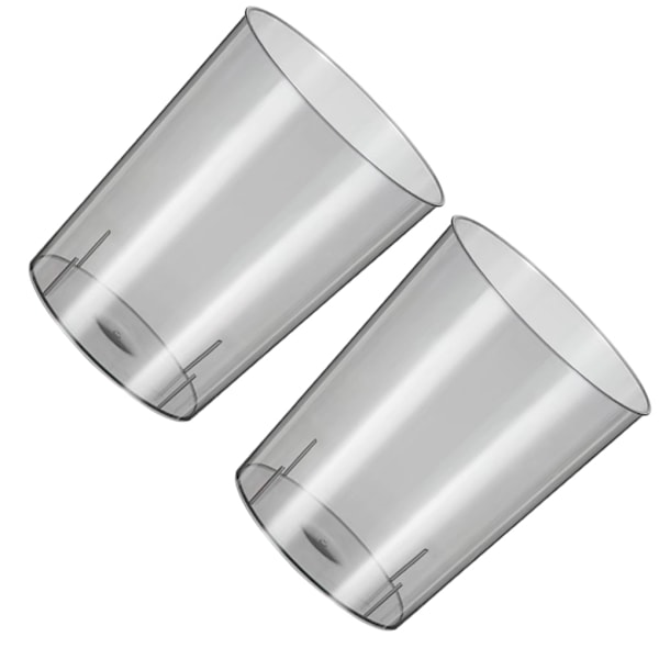 XJ-1/2/3 ABS Utrymmesbesparande liten badrumshink med lock för enkel rengöring Badrumshink och toalettborste set Plast badrumshink Transparent bl
