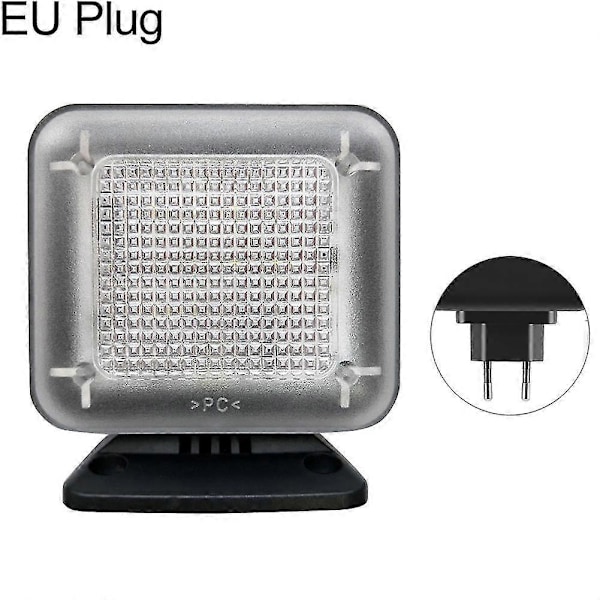 XJ-LED-lampe Bærbar Hjem Sikkerhed Timer Simulator til Energibesparende Falsk TV Sort+Hvid
