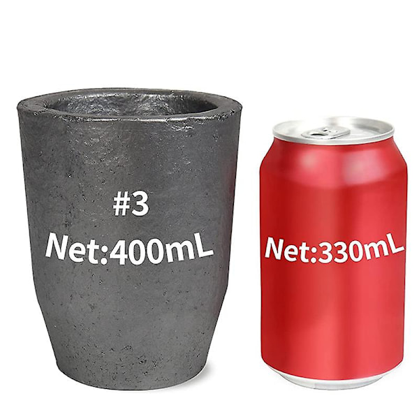 XJ-No.3 Piikarbidigrafiittiset upokkaat, upokkaat metallin sulatukseen, kestävät, sulatusvalu Refin
