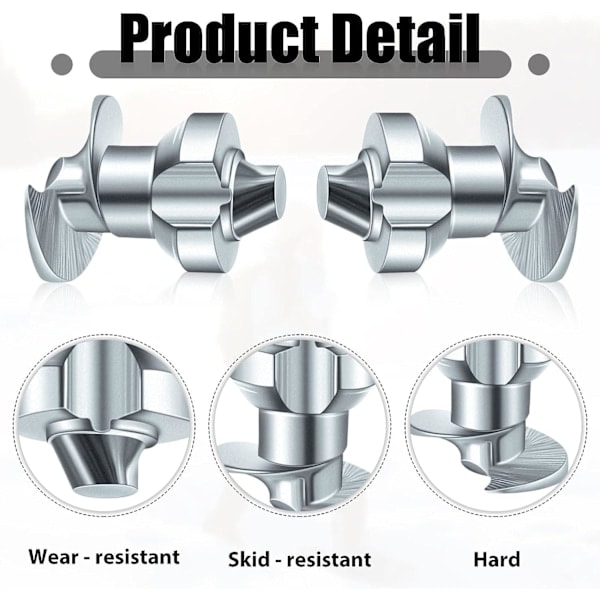 Dubbar för skor, Skodubbar, Däckskruv, Halkskydd, 16 st, Metall-look silver, one size