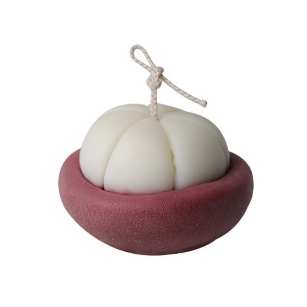 XJ-Lysforme lys stearinlys DIY støbeforme i silikoneform MJ61 Mangostan