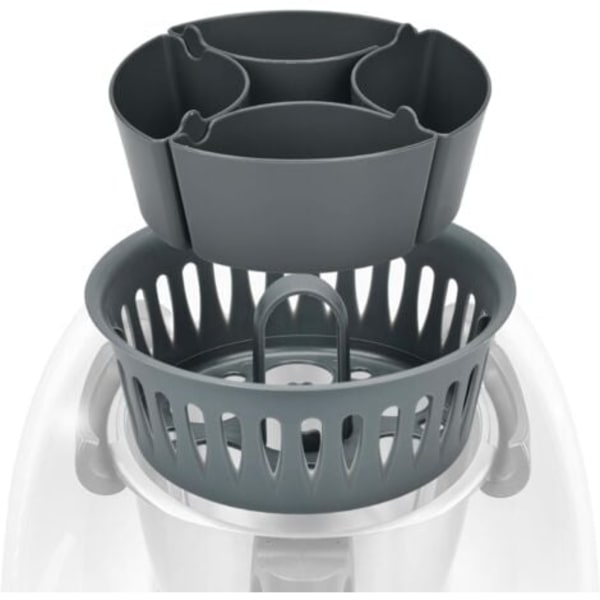 2 i 1 Äggkokare, Äggkokare Kompatibel med Thermomix TM5 TM6 TM31, Thermomix Äggkokare - Upp till 4 Pocherade Ägg och 6 Kokta Ägg, Muffins