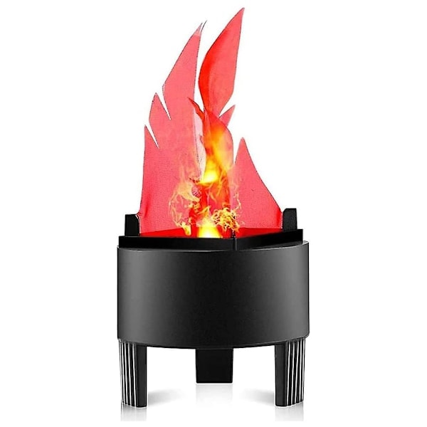 3D Flakkende Ildflamme Elektronisk Låge Natlampe Rekvisit Simuleret Flammelampe Til Halloween Juledekoration