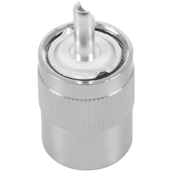 XJ-4x Uhf Pl259 So239 Hankontakt Twist-on Kontakt Rfc400 Rg8 Rf Koaxial Adapter Kontakt, silver