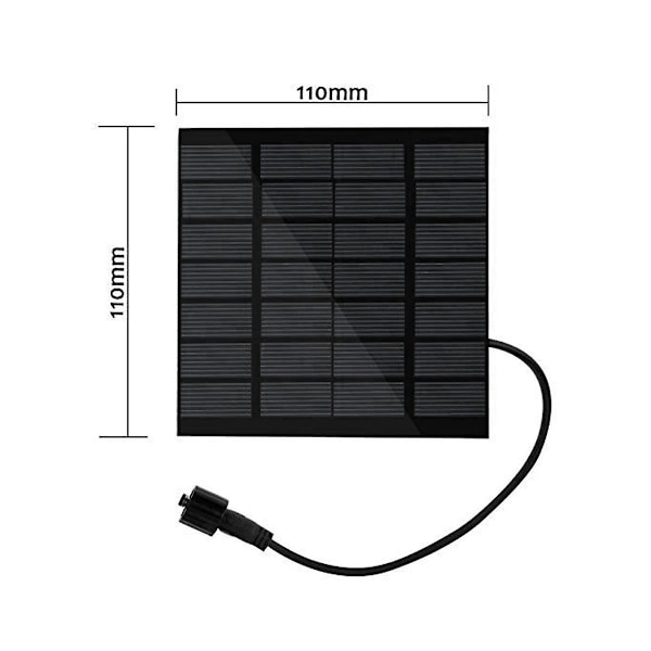 XJ-Solcellevandpumpe Solpanel Fontænepumpe Pool Dam Have Vandspreder Sprøjte Til Fuglebad P