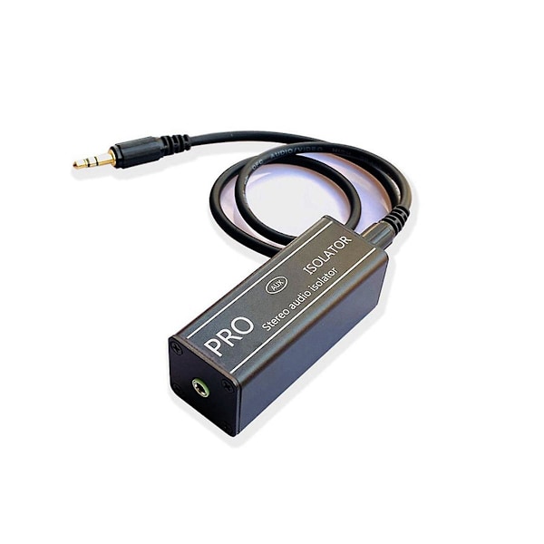 XJ-3.5mm Audio Isolator Audio Kabel Høyttaler Linje Isolator For Bil Stereo Gullbelagt Plugg Stabil Overføring