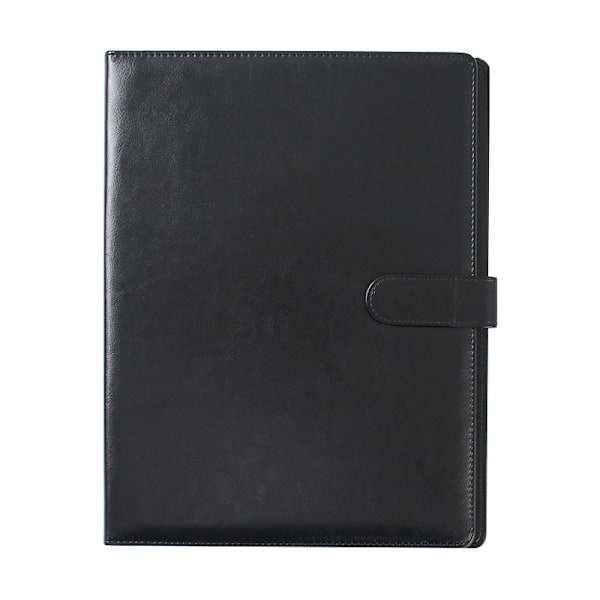 Black - Leather Portfolio A4 Folder Business Portfolio Writing