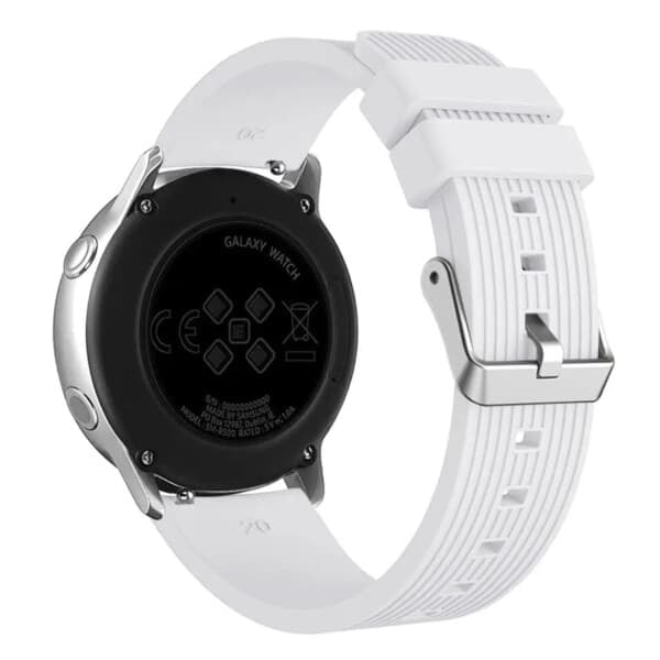 XJ-Galaxy Watch Ranneke 20mm 4/5 40/42/44/45/46mm Valkoinen