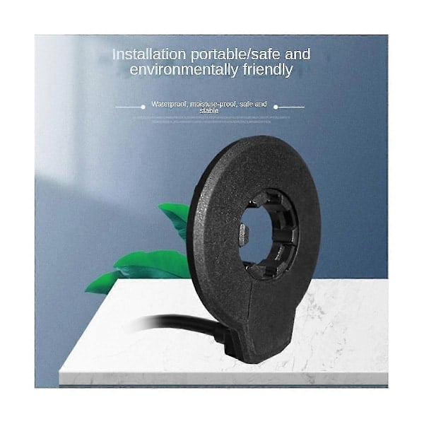 Elektrisk sykkel magnetisk kraftsensor PAS pedalassistent sensor F-12L 12 magneter doble Hall-sensorer Conn