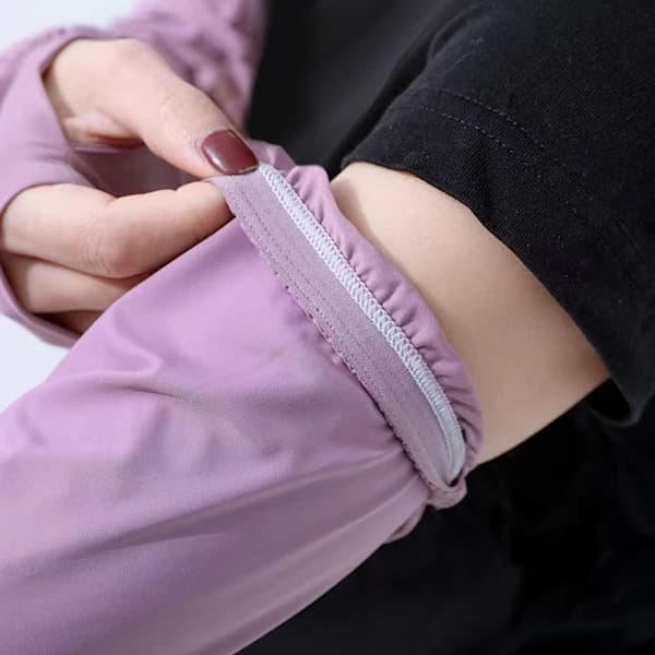 Ice Silk Sleeves Lösa Armärmar VIT vit