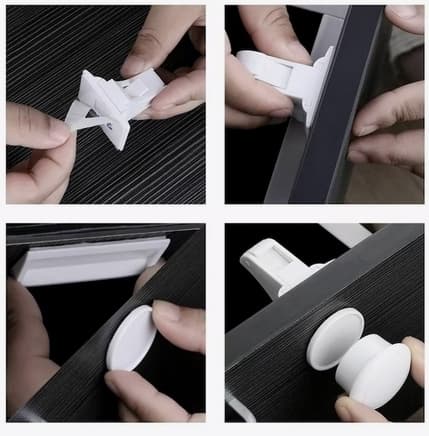 10x Magnetisk Børnesikring - Invisible MagnetLock