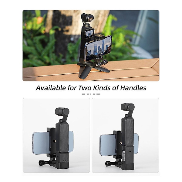 XJ-For Pocket 3 Front Telefonholder Clip Håndholdt Udvidelsesadapter Multifunktionelt Praktisk Tilbehør