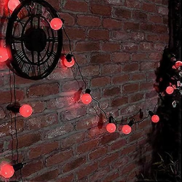 20-pack LED-lampor färgade B22 bajonett 2W Röd, Gul, Orange