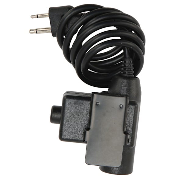 XJ-MH U94 PTT-adapter Förstärkt PU-kabel Push-to-Talk Militär adapterkabel med 2-stiftskontakt för Vertex för ICOM-radio