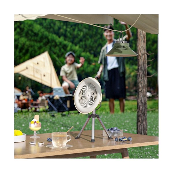 5000mah Camping Ventilator Genopladelig Bordmodel Bærbar Cirkulator Trådløs Loft Elektrisk Ventilator Med Strøm