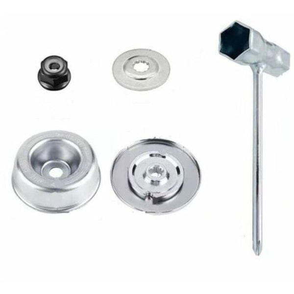 4 st/set Delar och tillbehör för trimmers för STIHL FS55 FS56 FS120 FS130 FS130R FS200 FS200R FS250, Högkvalitativ metallklinga för STIHL dé