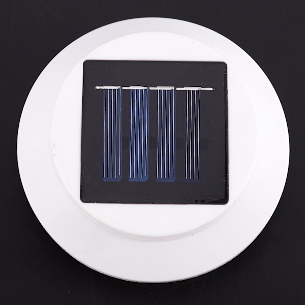 4 LED Solcellsdriven Hängrännelampa Plast Solcellslampa