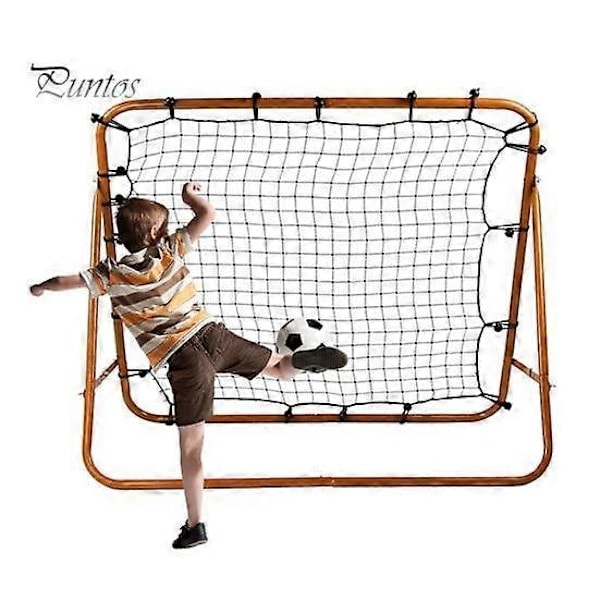 Fodboldreboundernet med 20 elastiske snore Kickback Fodboldtræningsnet Mål Reboundernet Træningshjælp til Begyndere