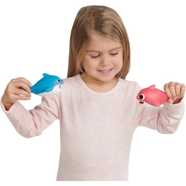 Bebis Haj Baby Shark Bade Sprøjte Legetøj, 4-pak