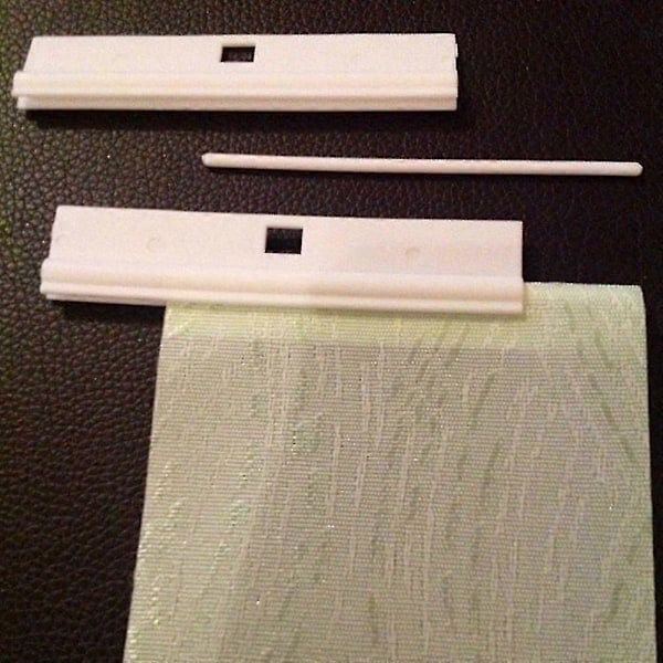 Vertikale Persiennehængere 5 \" (127mm) Udskiftningshvide Hængere til Lameller Louver DIY Justerbare Vertikale Persiennetilbehør Pakke med 20.