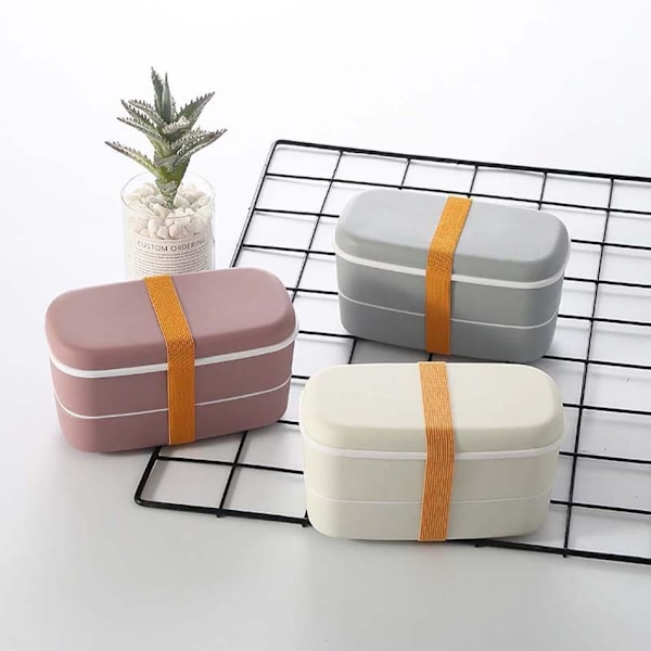 XJ-Matboks, Bento Box - Grå