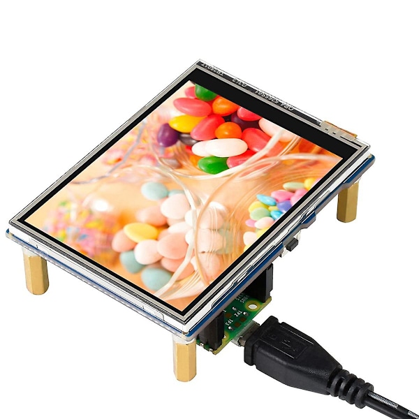 XJ-2.8 tuuman resistiivinen kosketusnäyttömoduuli Raspberry Pi Picolle, 320x240 pikselin IPS LCD-näyttö, kosketus