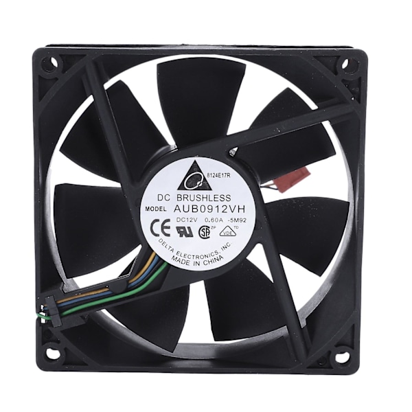 XJ-90*90*25mm DC 12V 0.60A 4-pin Dator CPU Kylfläktar