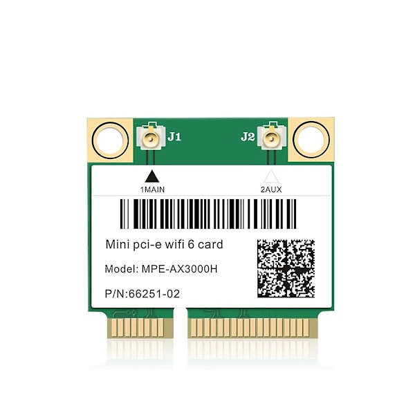 XJ-Wifi 6 -ax3000h 2974mbps Trådløst Half Mini Pci-e Wifi Kort Bluetooth 5.0 Dual Band 2.4g/5g Wlan Ne