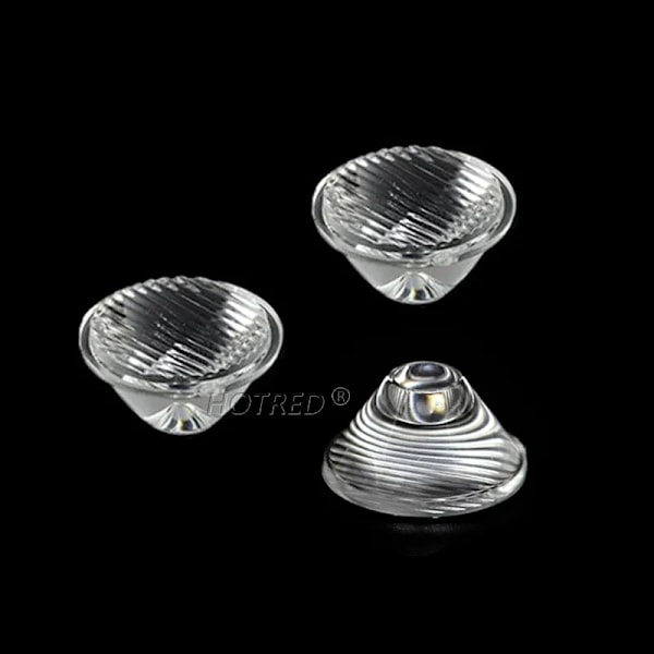 10 stk. 20 mm 1W 3W 5W LED-stribe LED-linse 5 30 45 60 graders optisk PMMA LED-linse reflektor kollimator til E27 MR16 GU10 spotlys