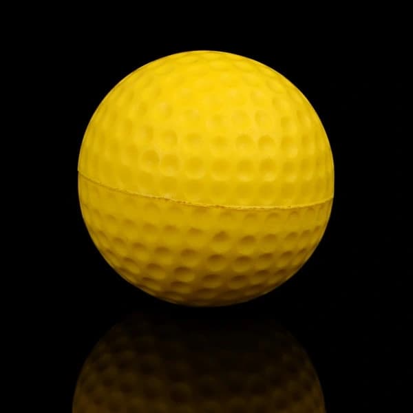 Gul skumgolfbold Golftræning Bløde skumbolde Træningsbold
