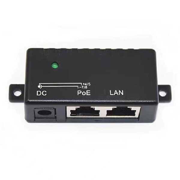 XJ-100mbps 5v 12v 24v 48v/1a Poe Injector Strömdelare För IP-kamera Poe Adapter Modultillbehör