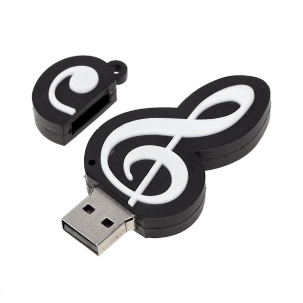 XJ-2x Usb 2.0 Stick Sødt Tegneserie Memory Stick Musiknoder Symbol Usb 2.0 Memory Ekstern Usb Flash Dri