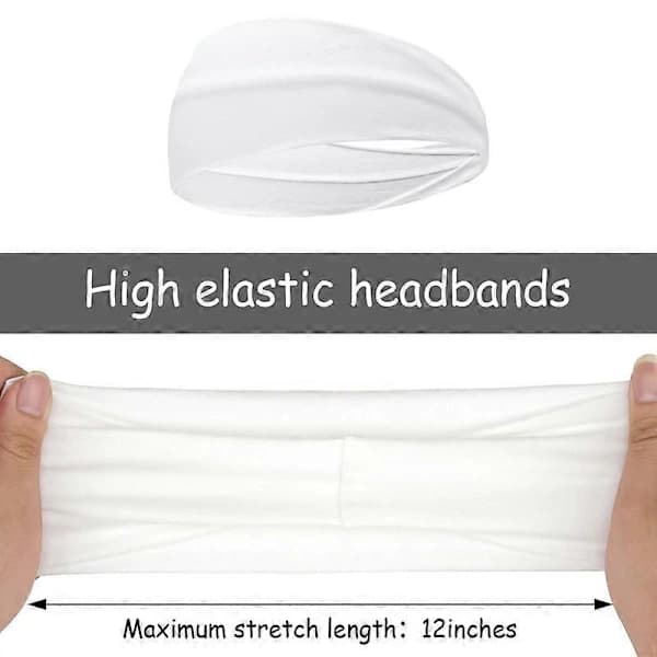 Unisex Hårbånd Myke Stretch Stoff