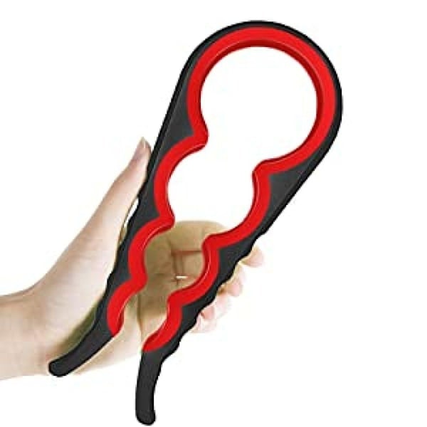 Lågåbner, dåseåbner, lågåbner 2 stk, dåseåbner gummi 5 i 1 KLB