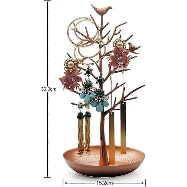 Smykkestativ/Smykkeholder Showcase Holder Kobberfarve