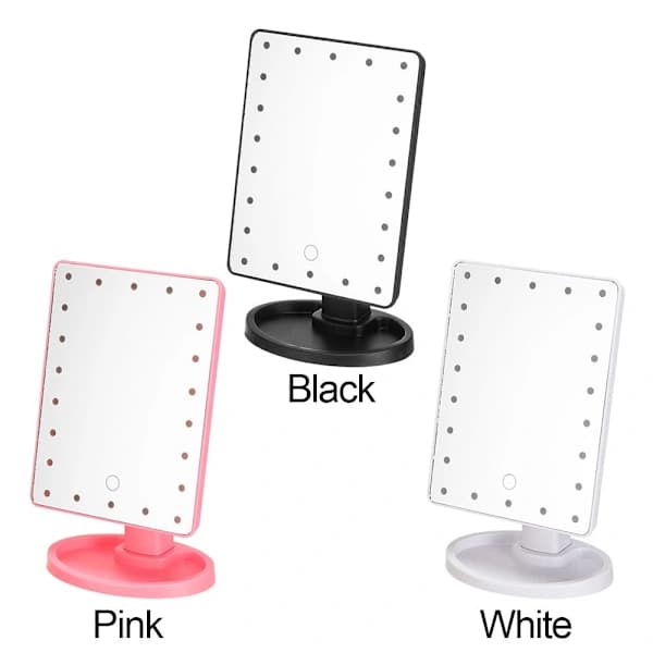 LED Sminkspegel Kosmetisk VIT vit