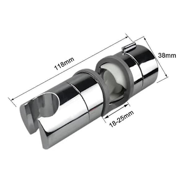 Justerbar brusehovedholder til trykstang, Universal 18-25 mm OD-skinner Monteringsholder til trykstangsregulator