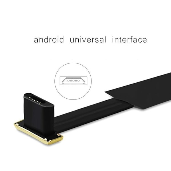 XJ-Qi Adapter - Trådlös Mottagare för Laddning till Micro-USB - Svart