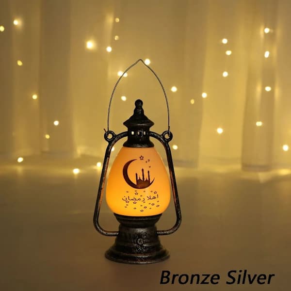 Eid al-Fitr Ramadan Hemlampa BRONS SILVER BRONS SILVER