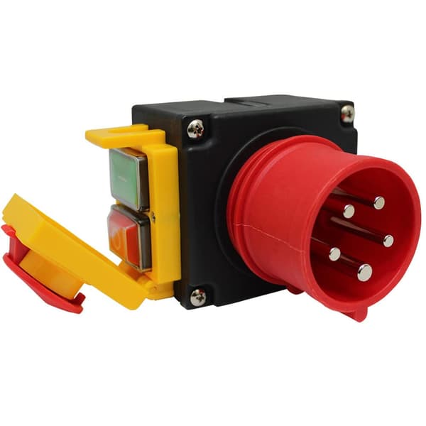 Compatible with KOA7 Device Switch Machine Switch 380/400V 3 Phases with Cable and Phase Converter Including Combined Emergency Stop