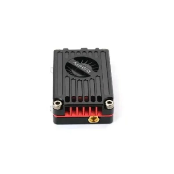 RUSHFPV MAX SOLO 5.8G 2.5W 2-6S LIPO FPV VTX CNC-kotelo Sisäänrakennettu hiljainen jäähdytystuuletin FPV Freestyle pitkän kantaman DIY-osiin