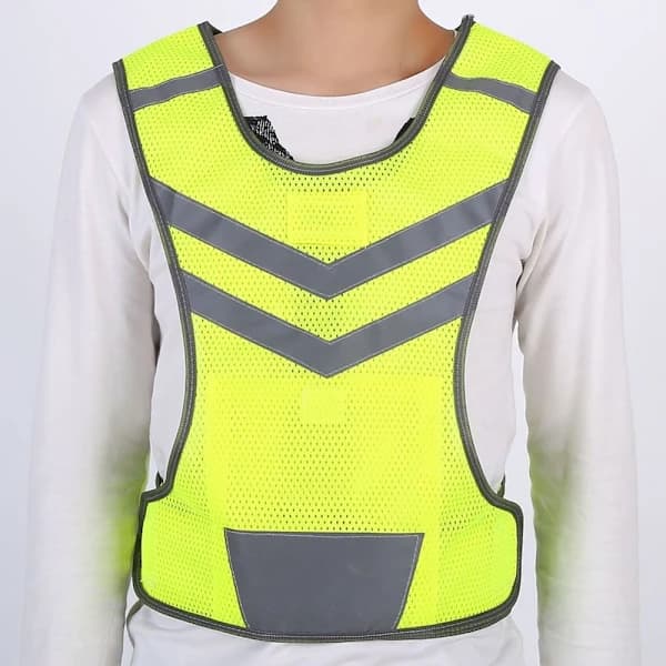 Reflekterende sikkerhetsvest med refleksstriper