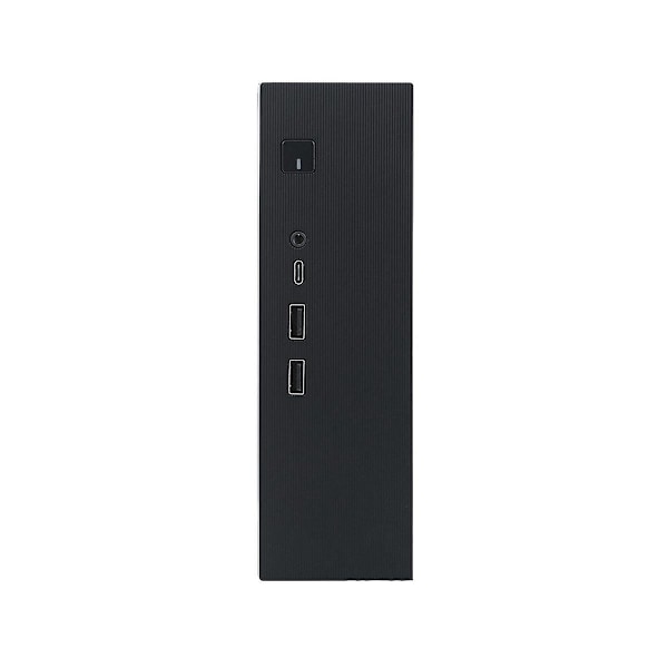 XJ-M09 Htpc Värd Mini Itx Datorchassi Dc Strömförsörjning Industriellt Kontrollchassi Hemmadesktop Dator